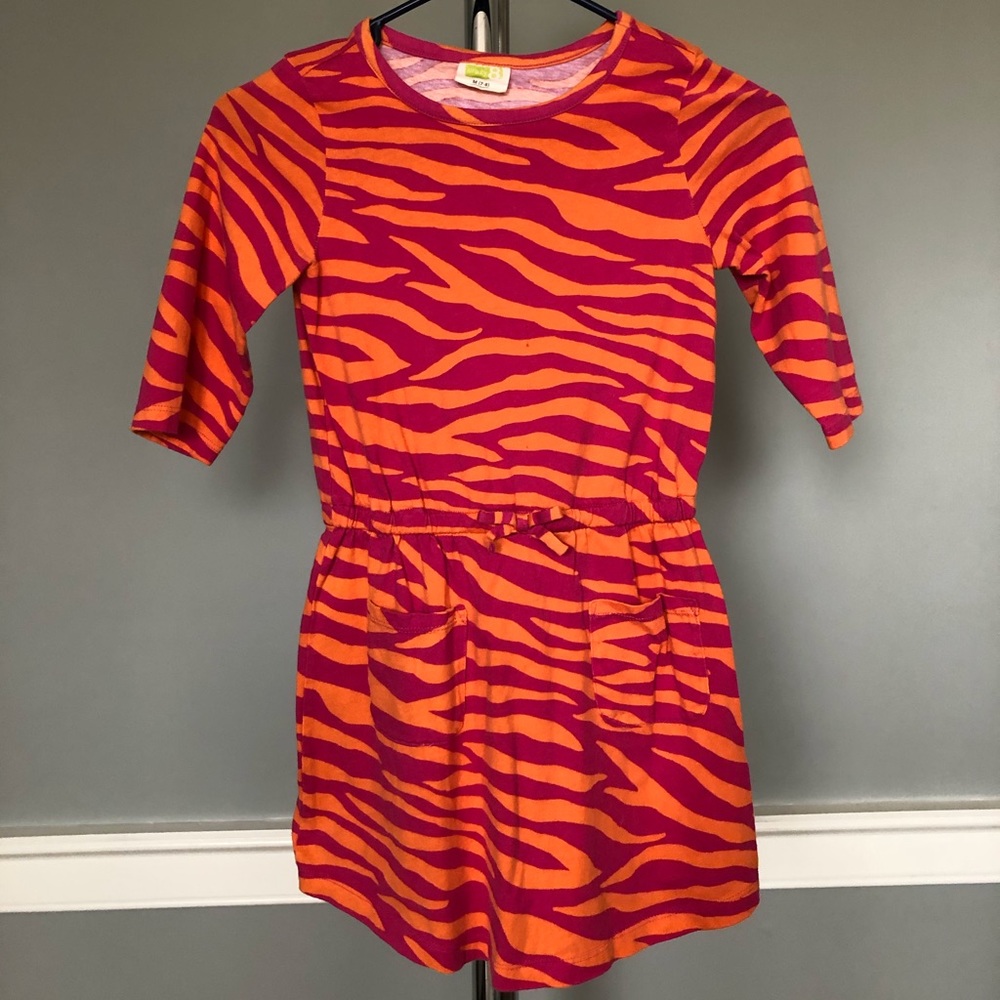 Girls pink and orange dress